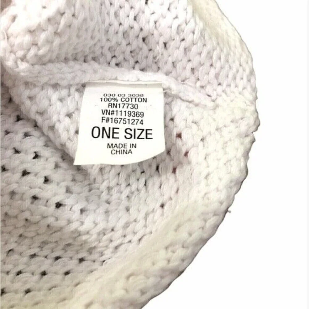 AMY COE VINTAGE Hat Baby Size O/S White Pink NWT Layette Limited Edition